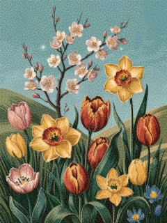Diamond Painting - Ochtend van Klokbloesem