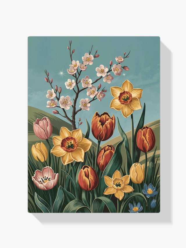 Diamond Painting - Ochtend van Klokbloesem