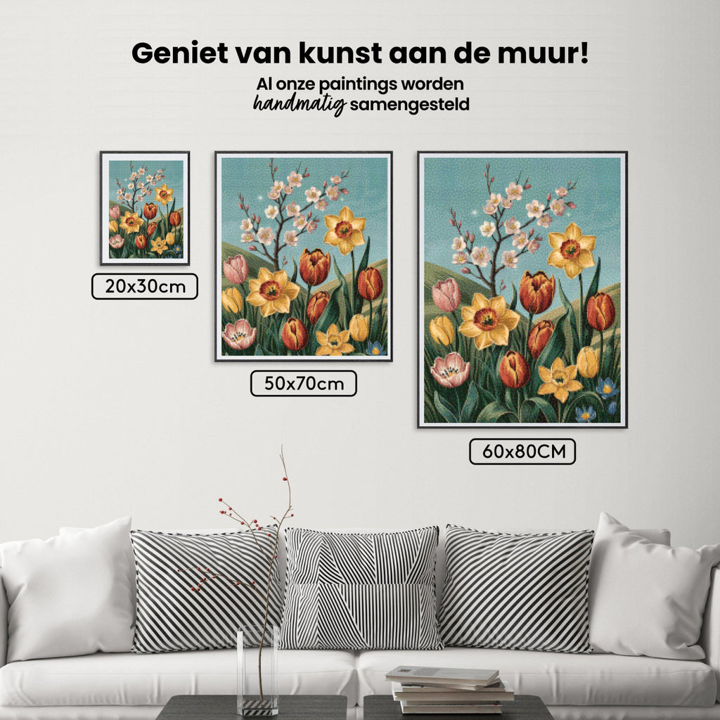 Diamond Painting - Ochtend van Klokbloesem