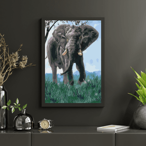 Diamond Painting - Olifant in de natuur - SEOS®