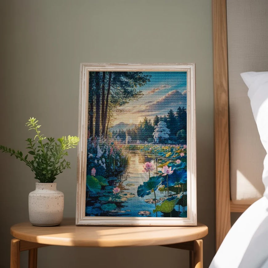 Diamond Painting - Ontwaken van de lotusvijver
