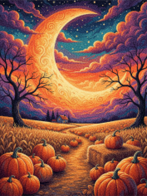 Diamond Painting - Oogstmaan Gloed