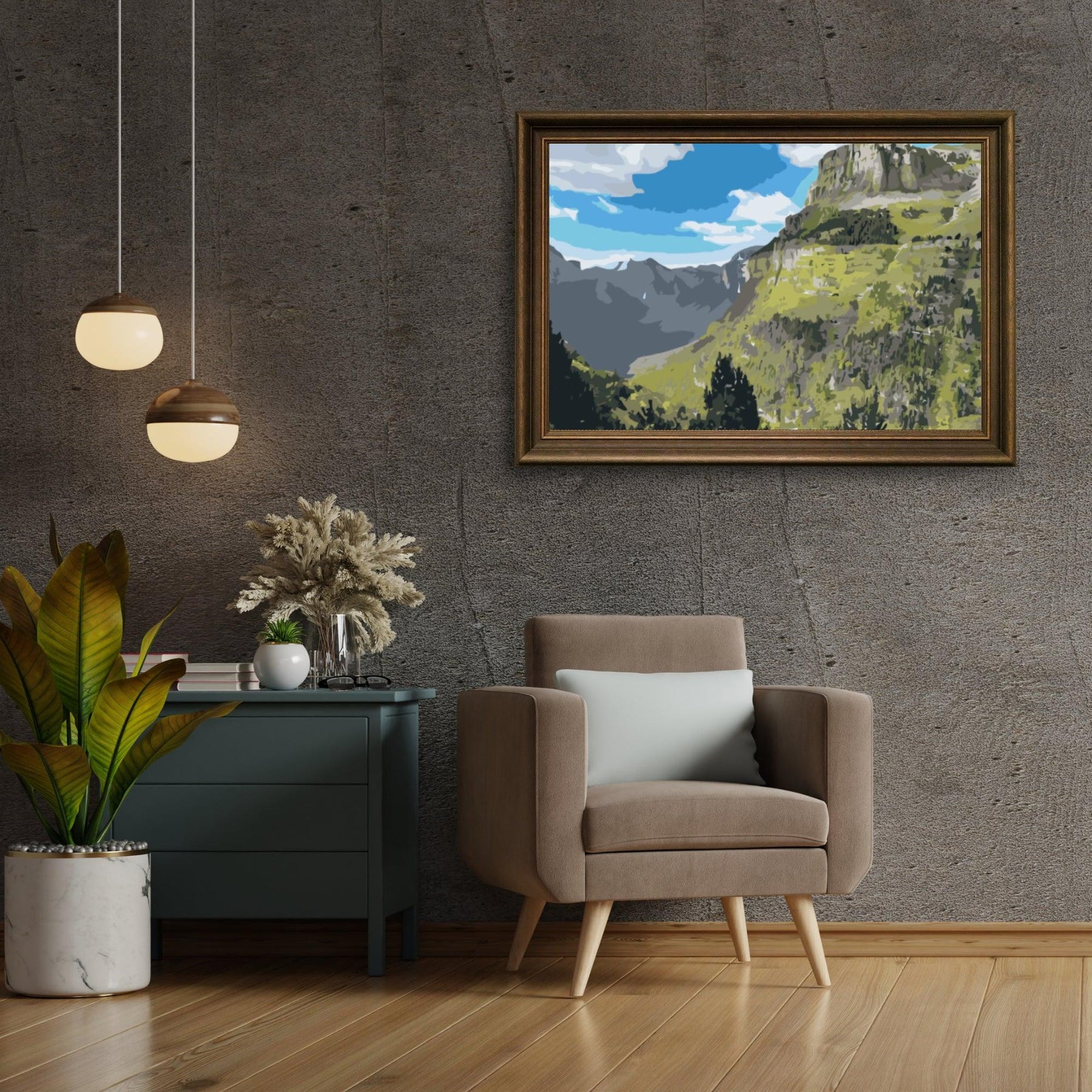 Diamond Painting - Ordesa Canyon, Spanje 2 - SEOS Shop ®
