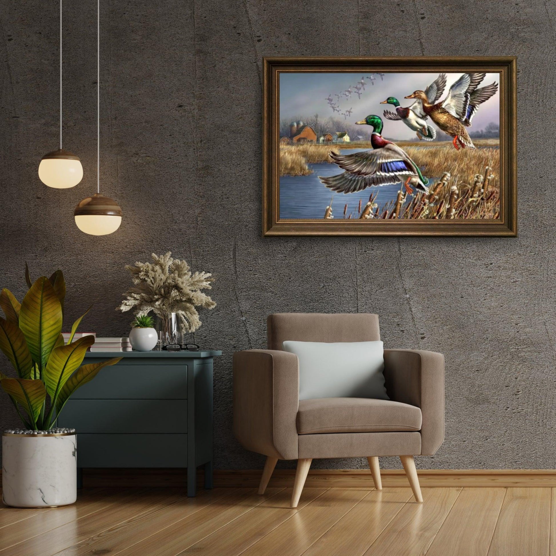 Diamond Painting - Outback wilde eenden