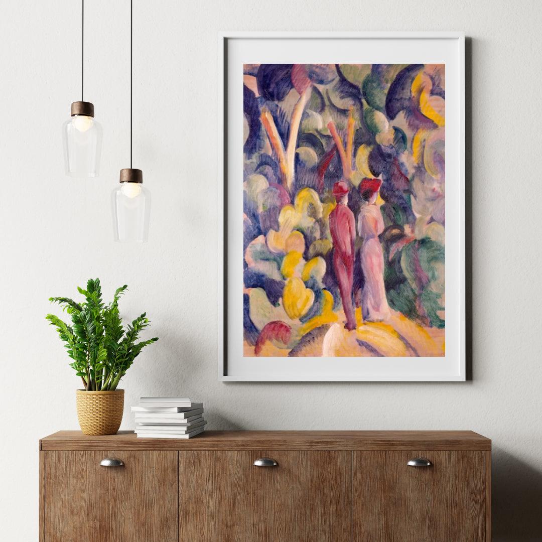Diamond Painting - Paar op het bospad - SEOS Shop ®