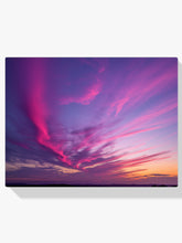 Diamond Painting - Paarse en roze wolken bij zonsondergang
