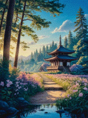 Diamond Painting - Pad naar de Verborgen Tempel