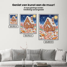 Diamond Painting - Peperkoekhuis Wonderland