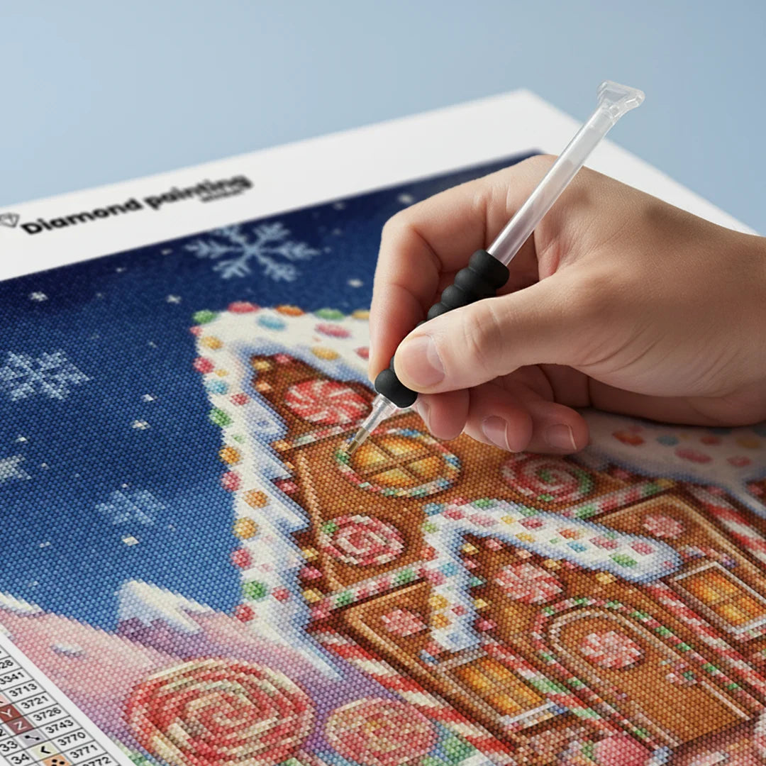 Diamond Painting - Peperkoekhuis Wonderland