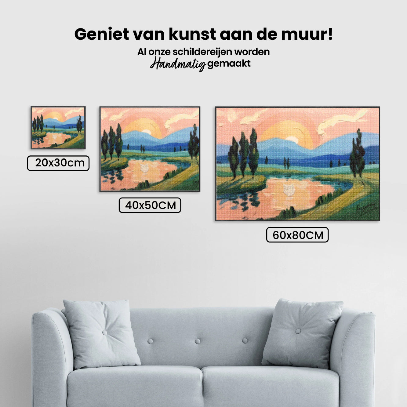 Diamond Painting - Perzik-geschilderde avonden