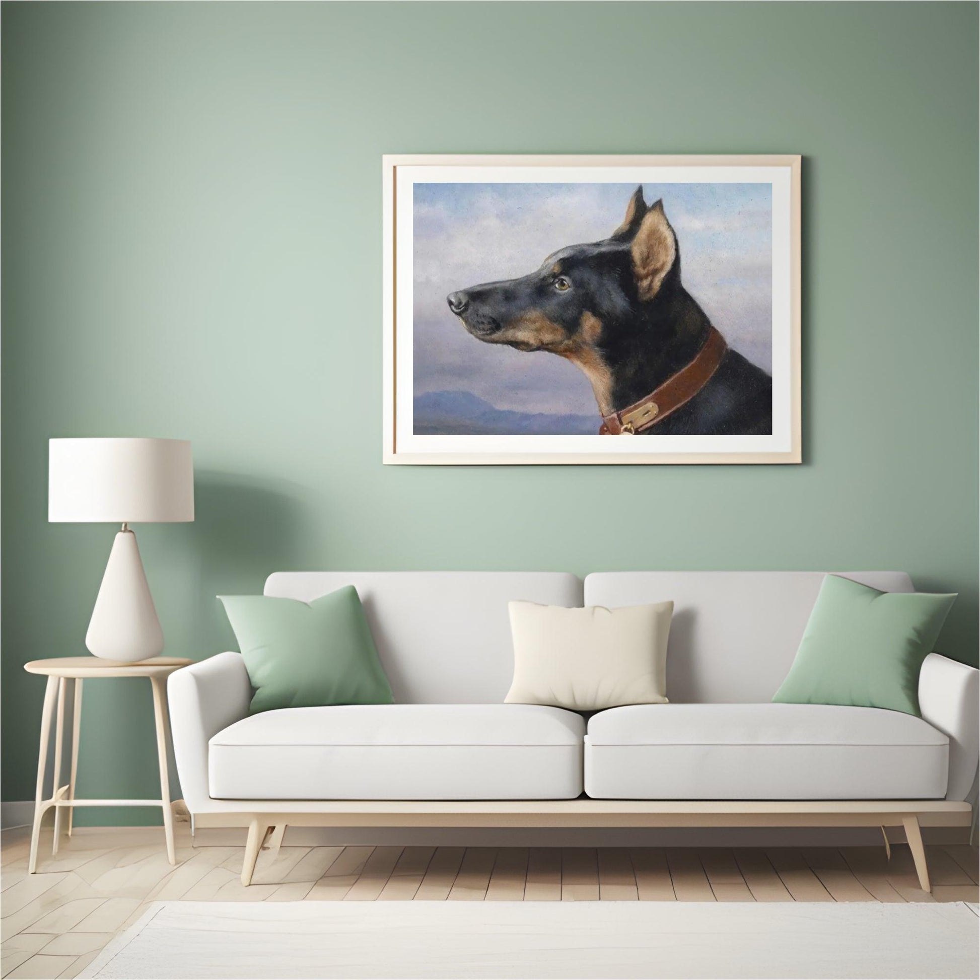 Diamond Painting - Portret van een Doberman