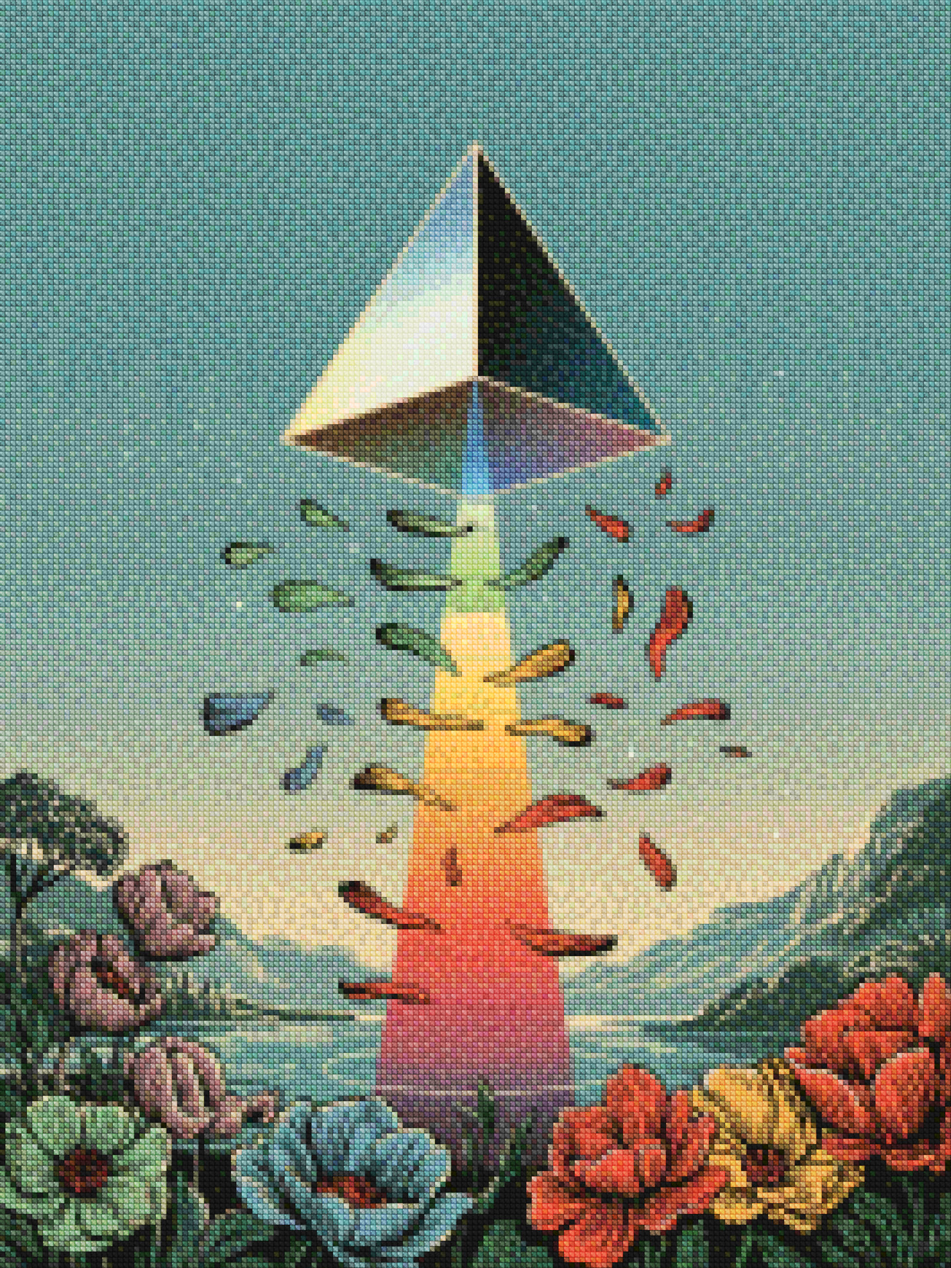 Diamond Painting - Prisma opstijgen