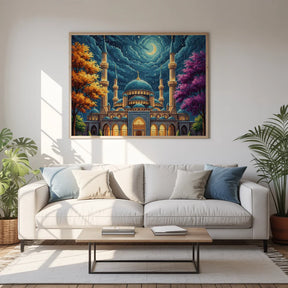 Diamond Painting - Regenachtige Moskee