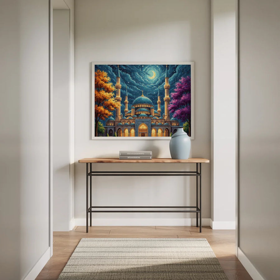 Diamond Painting - Regenachtige Moskee