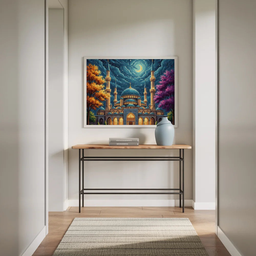 Diamond Painting - Regenachtige Moskee
