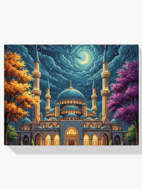 Diamond Painting - Regenachtige Moskee