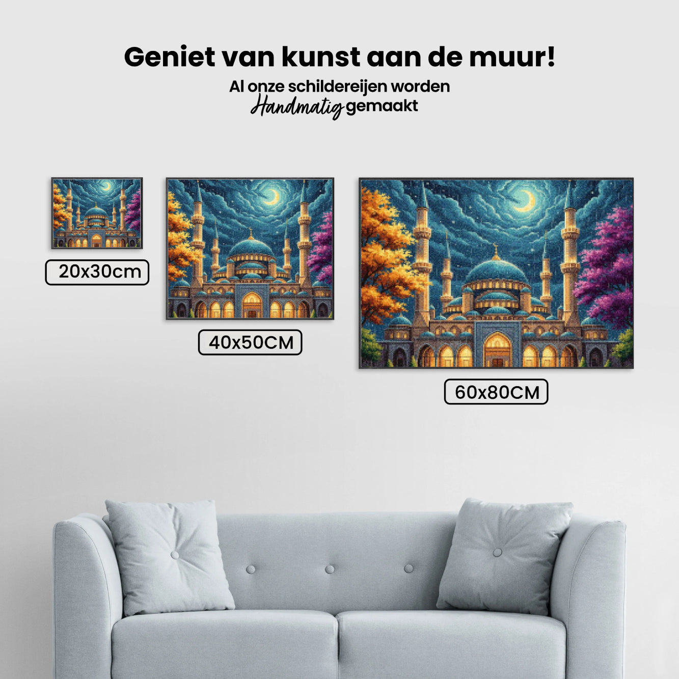 Diamond Painting - Regenachtige Moskee