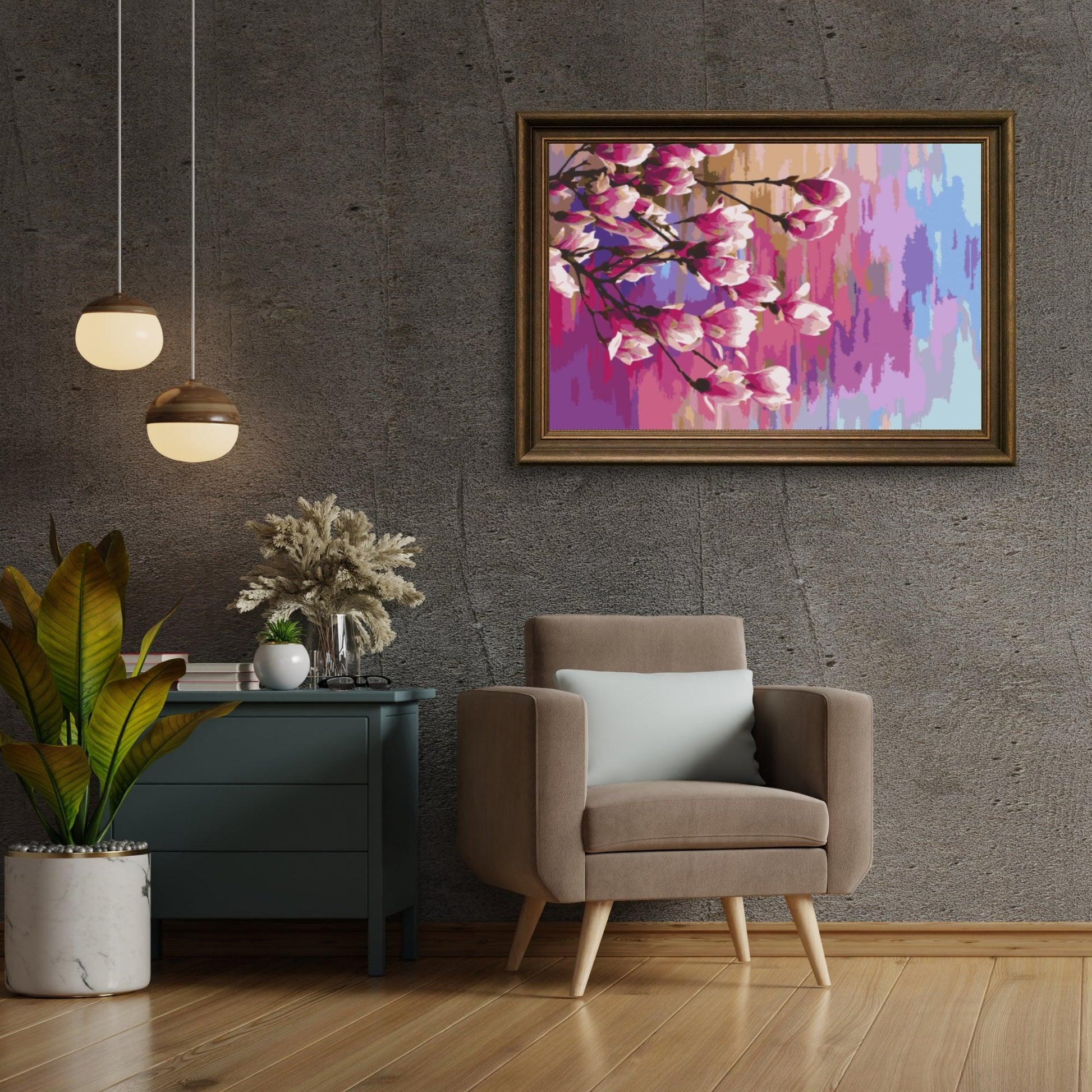 Diamond Painting - Regenboog Magnolia - SEOS Shop ®