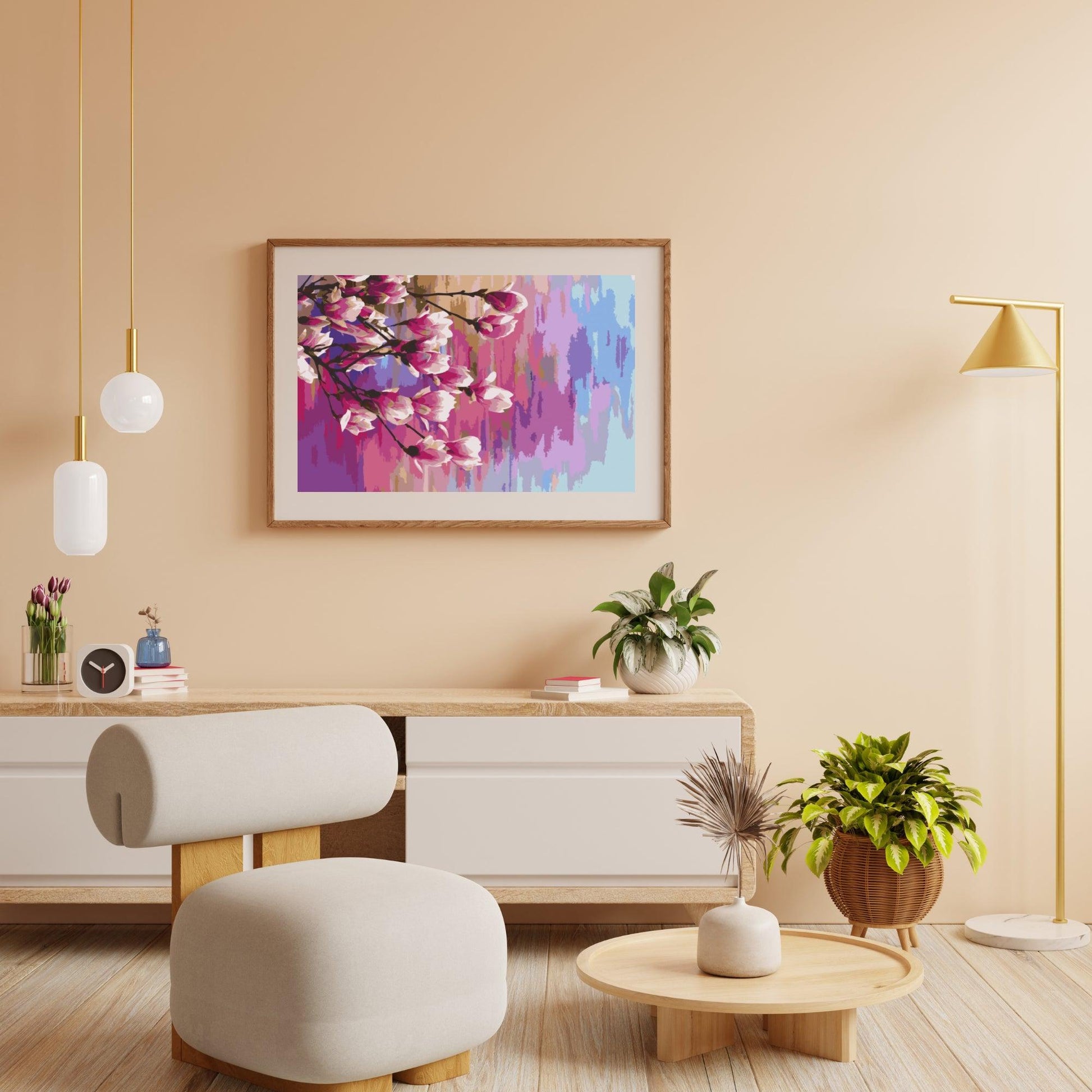 Diamond Painting - Regenboog Magnolia - SEOS Shop ®