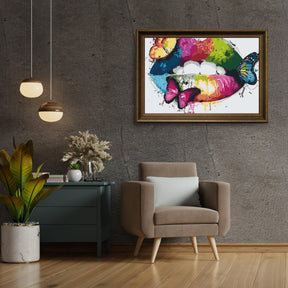 Diamond Painting - Regenboog lippen - SEOS Shop ®