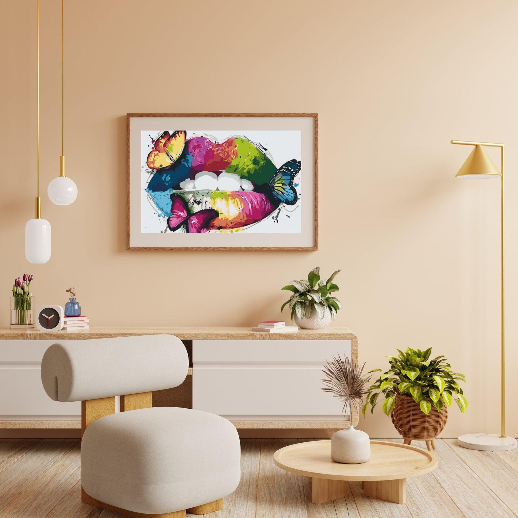 Diamond Painting - Regenboog lippen - SEOS Shop ®