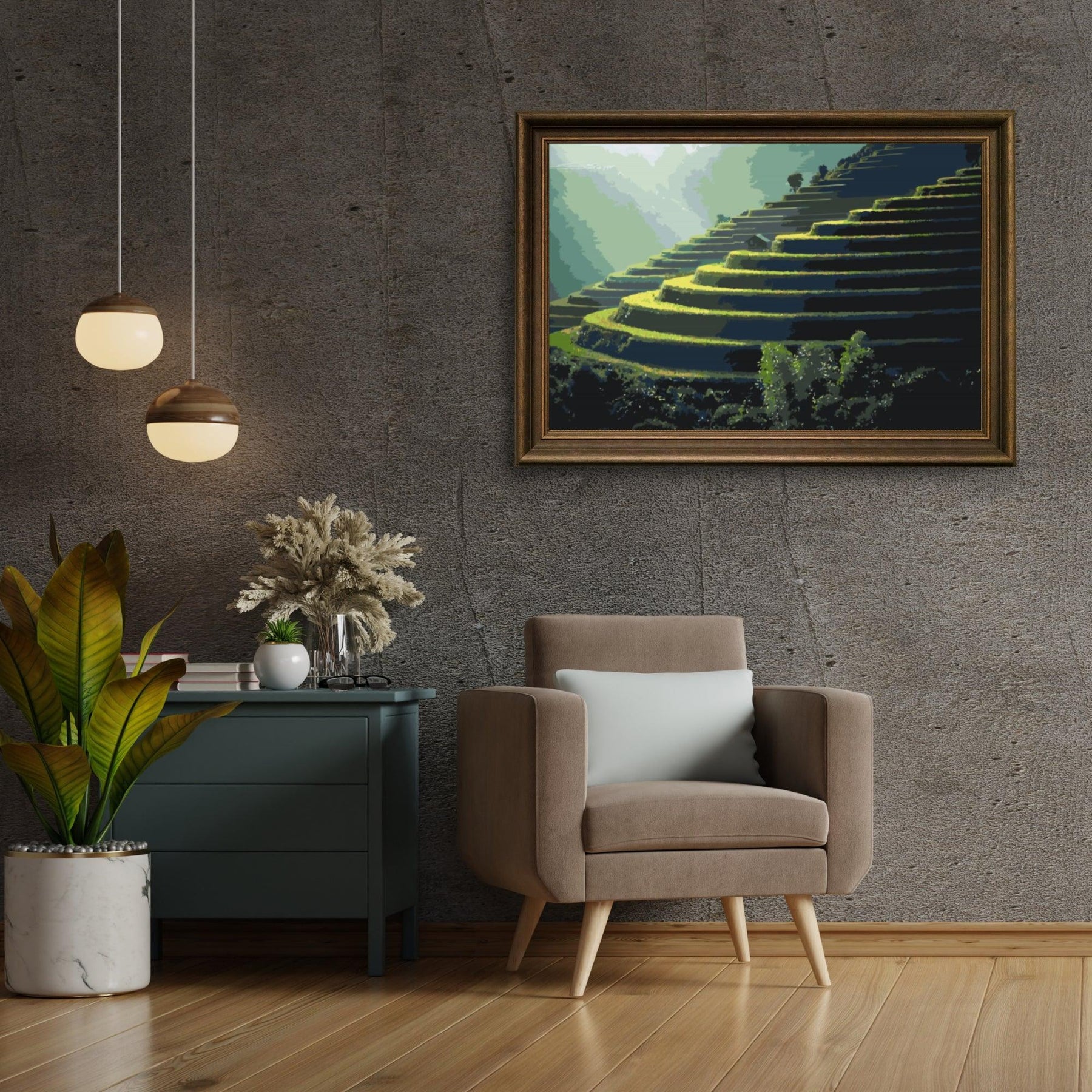 Diamond Painting - Rijstvelden op Bali - SEOS Shop ®