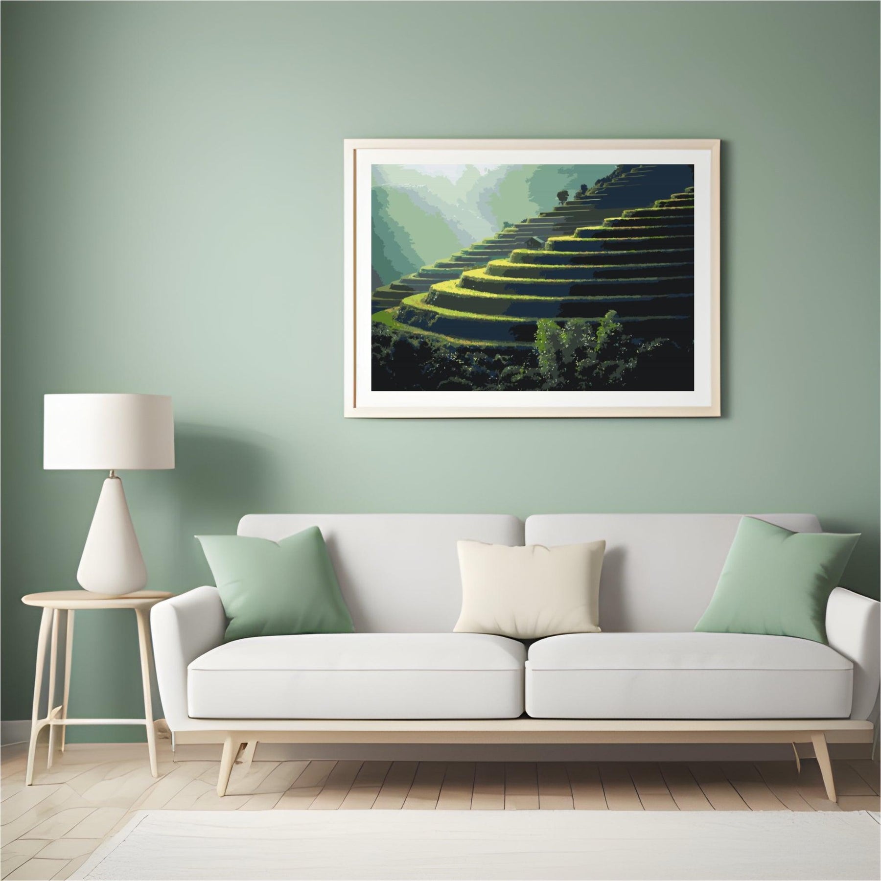 Diamond Painting - Rijstvelden op Bali - SEOS Shop ®