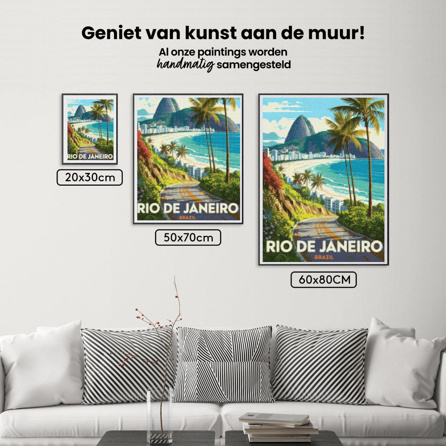 Diamond Painting - Rio, Brazilië