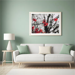 Diamond Painting - Rode bloemen aan de boom - SEOS Shop ®