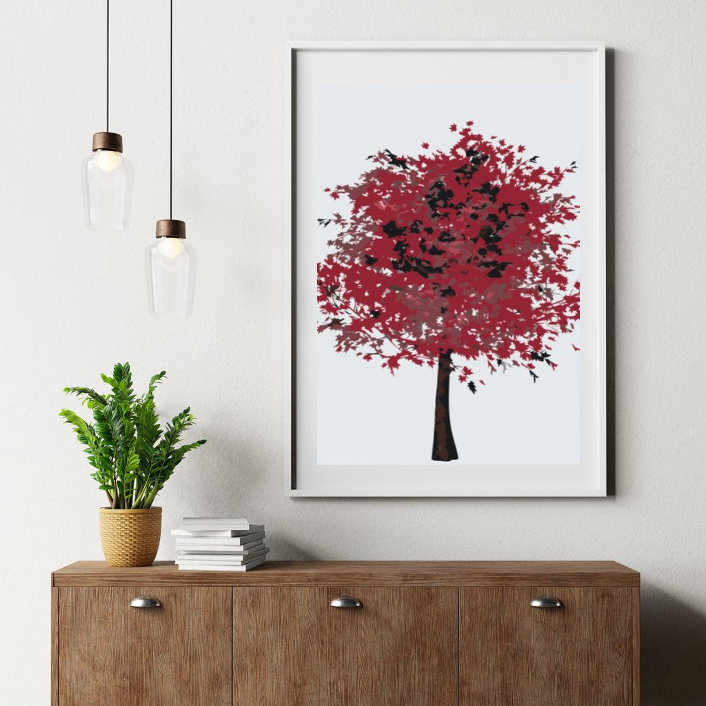 Diamond Painting - Rode boom - SEOS Shop ®