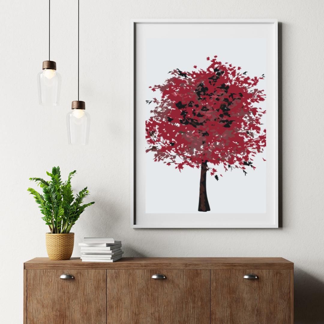 Diamond Painting - Rode boom - SEOS Shop ®