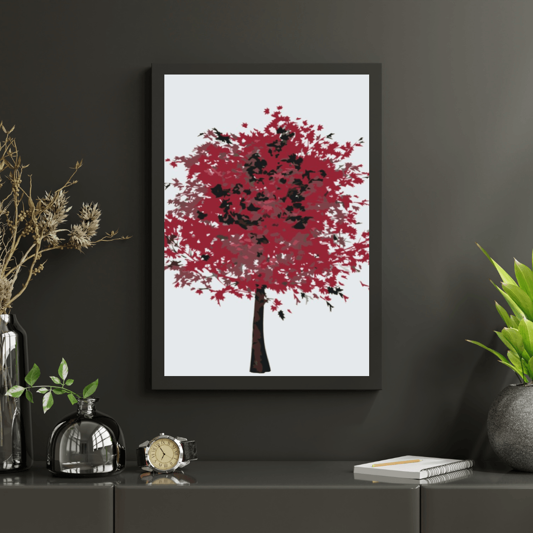 Diamond Painting - Rode boom - SEOS Shop ®