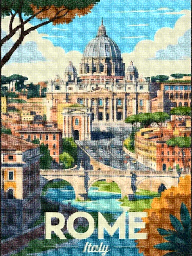 Diamond Painting - Rome, Italië