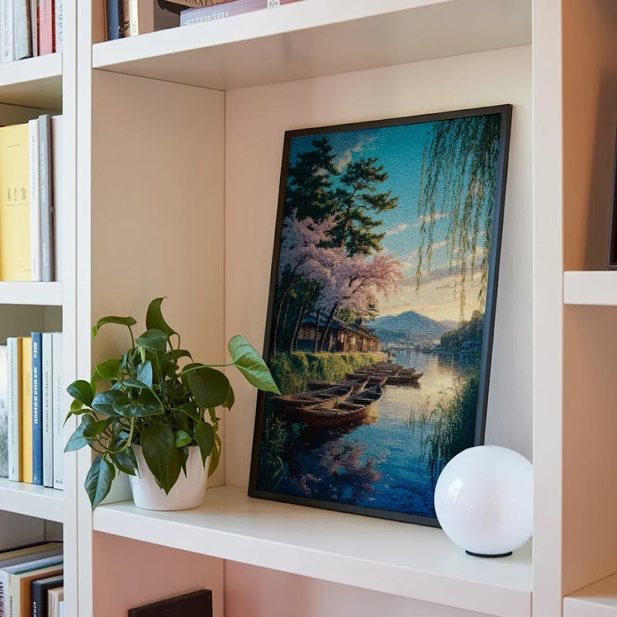 Diamond Painting - Rustige kusten van Kyoto