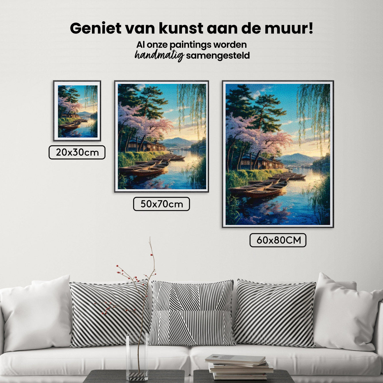 Diamond Painting - Rustige kusten van Kyoto