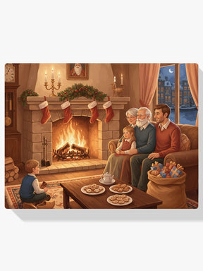 Diamond Painting - Samen bij het vuur