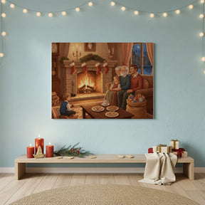 Diamond Painting - Samen bij het vuur