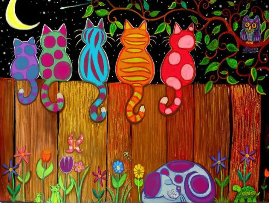 Diamond Painting - Samen maanlicht