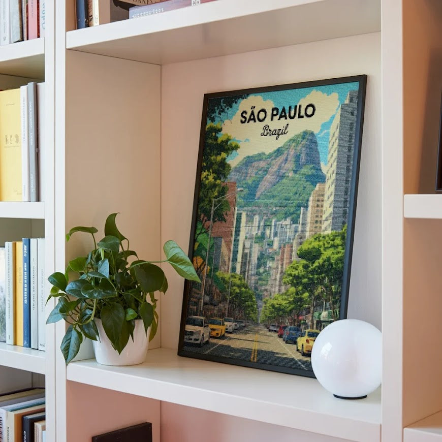 Diamond Painting - Sao Paulo, Brazilië