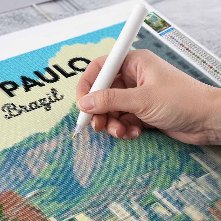 Diamond Painting - Sao Paulo, Brazilië