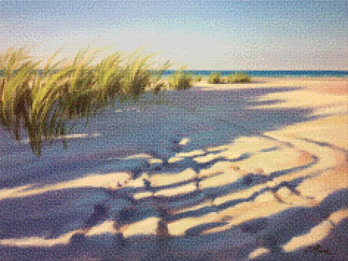 Diamond Painting - Schaduwen in zand