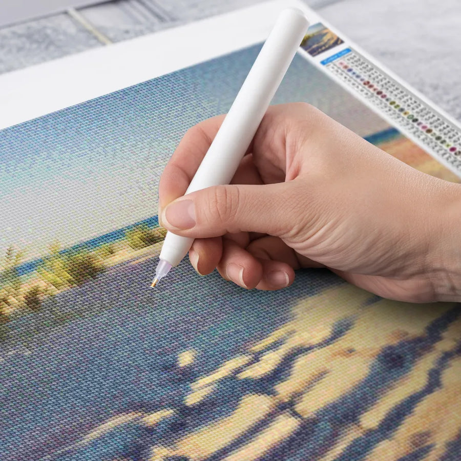 Diamond Painting - Schaduwen in zand