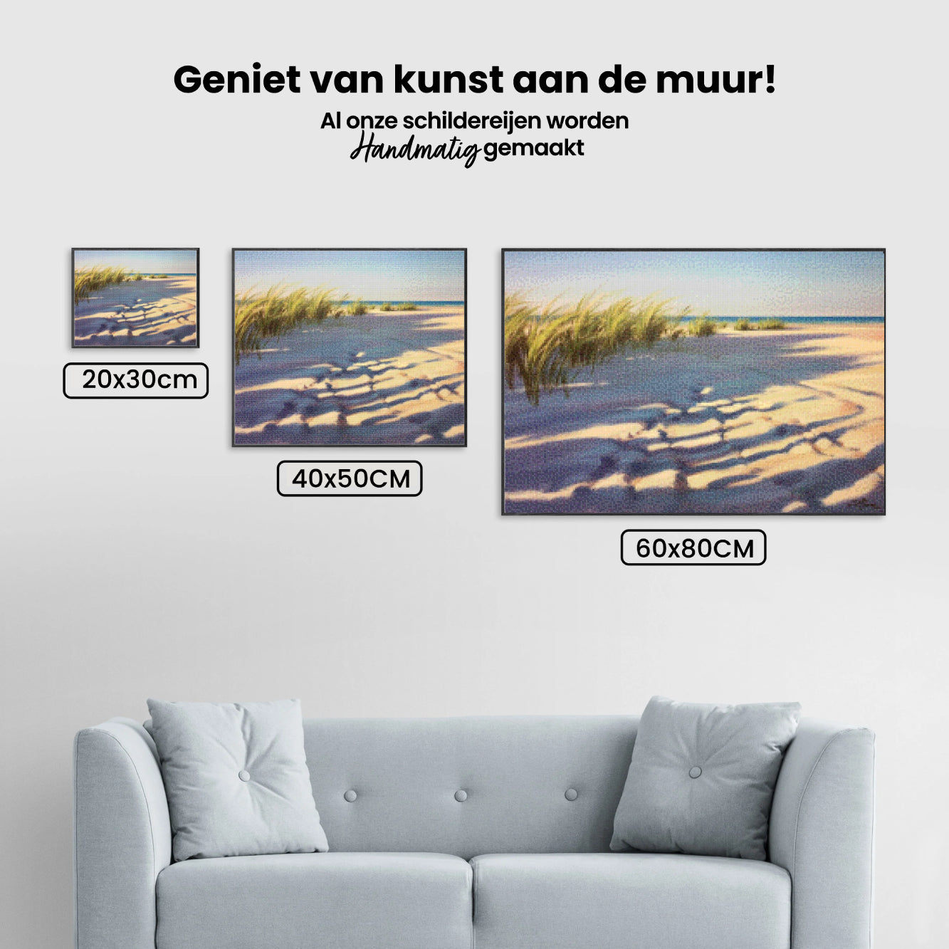 Diamond Painting - Schaduwen in zand