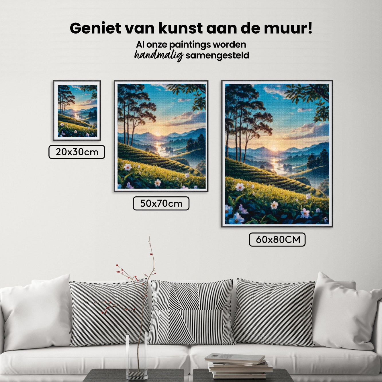 Diamond Painting - Schemering over de Theeheuvels