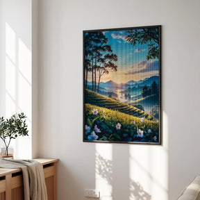 Diamond Painting - Schemering over de Theeheuvels