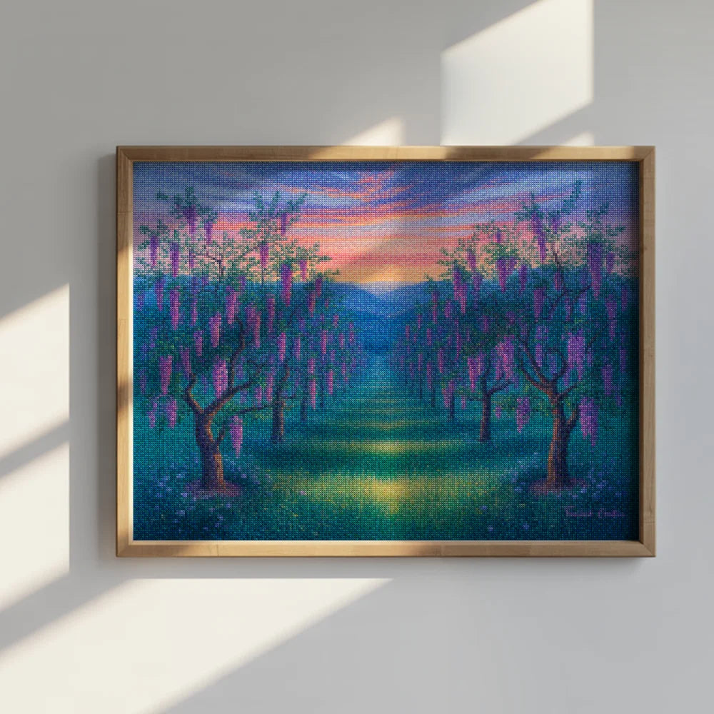 Diamond Painting - Schemeringboomgaard