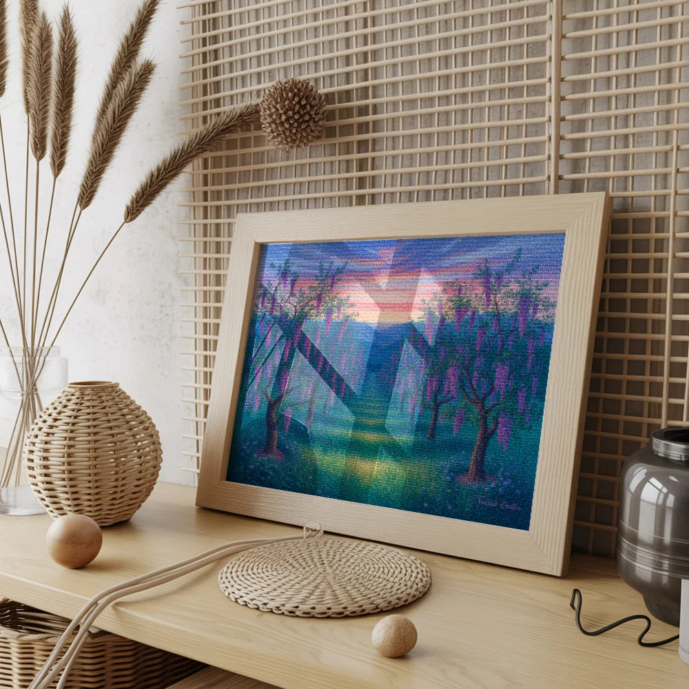 Diamond Painting - Schemeringboomgaard