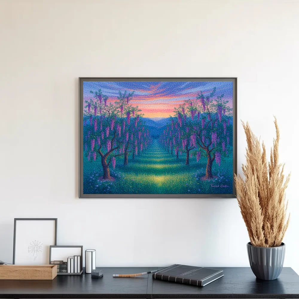 Diamond Painting - Schemeringboomgaard
