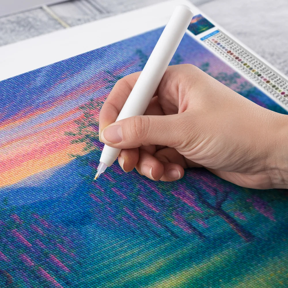 Diamond Painting - Schemeringboomgaard