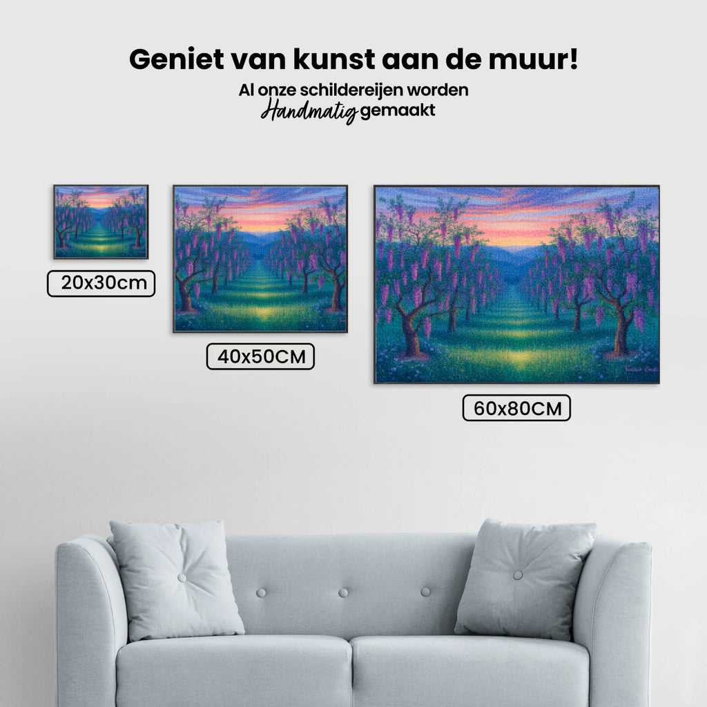 Diamond Painting - Schemeringboomgaard